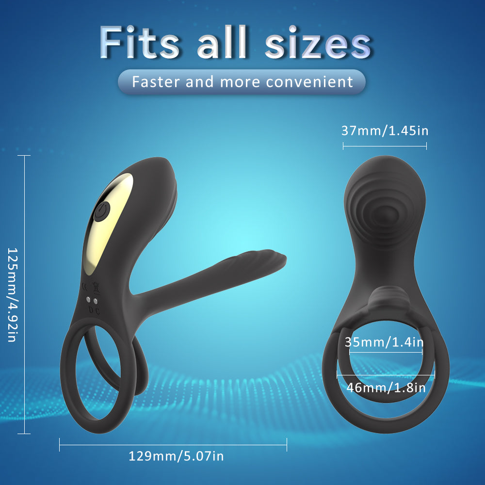 Remote Control Couple Vibrating Ring
