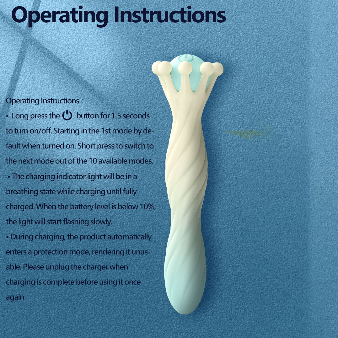 Female Mini Crown Vibrator Sex Toys