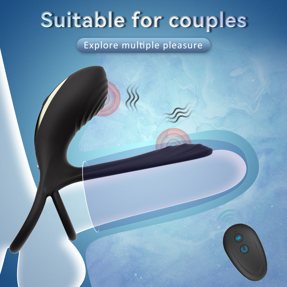 Remote Control Couple Vibrating Ring