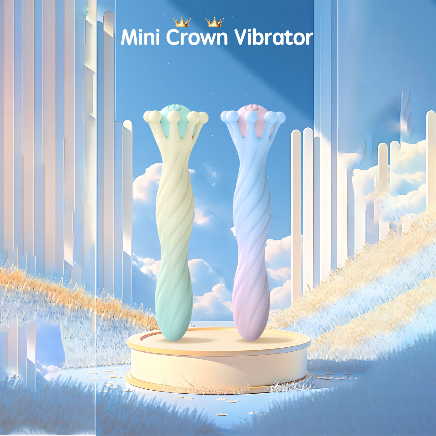 Female Mini Crown Vibrator Sex Toys